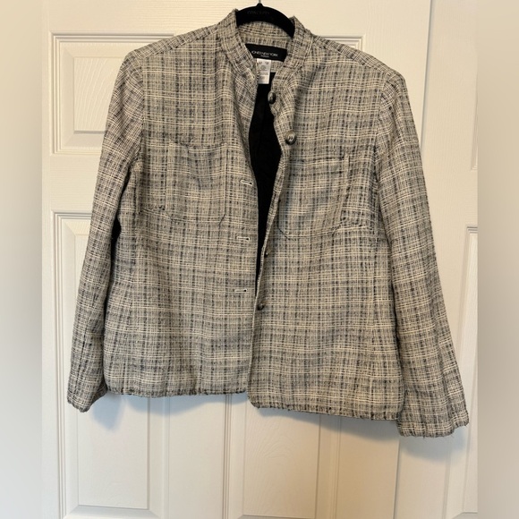 Plaid Shirt Jacket Button Down Jones New York Plus size 14W - Picture 2 of 6